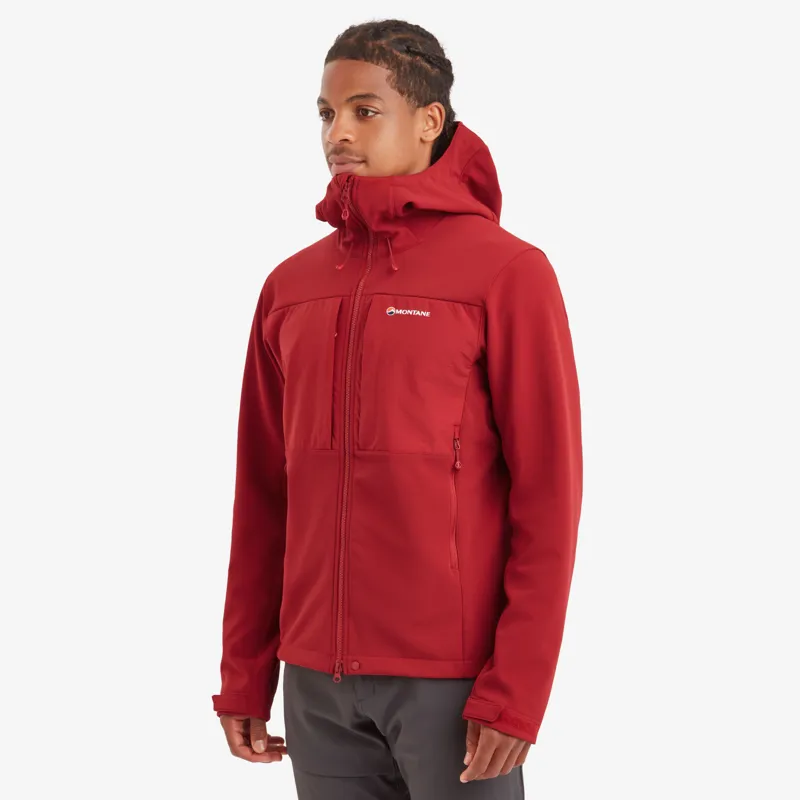 Montane Mens Windjammer XPD Hoodie Acer Red-3